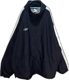 ビンテージUS古着90sリーボックXXXLナイロンジャケット　スタンドカラー