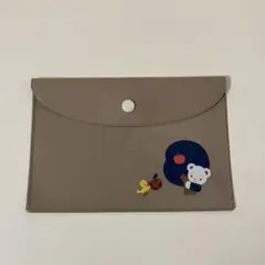 美品｜familiar マルチケース ベージュ