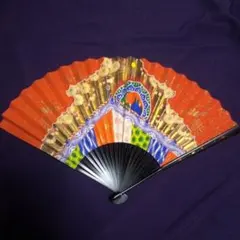 舞扇子 赤 青 ホログラム 桜柄舞台用 - メルカリ