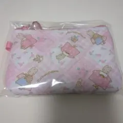 サンリオ　ミニフラットポーチ　マロンクリーム