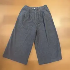 アーバンリサーチグレー ワイドレッグ ガウチョパンツ