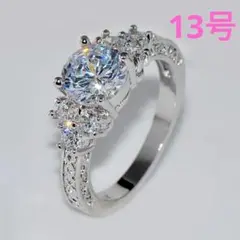 赤字覚悟美品✨ブリリアンダイヤCZネックレス＆リングセットs925純銀 