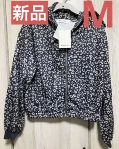 bluestrive あったか　パーカー　ヒョウ柄　Mサイズ　黒　新品