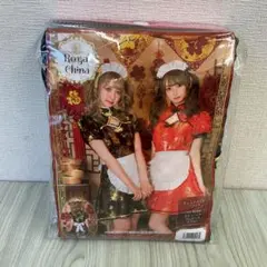 コスプレ クリアストーン ロイヤルチャイナ チャイナメイド フリーサイズ 未使用