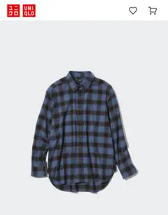 UNIQLO フランネルチェックシャツ WOMEN XL