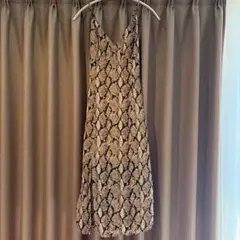 J.O.A. ヘビ柄 キャミワンピース Lサイズ