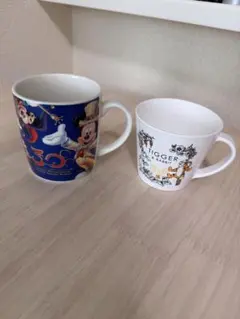 ディズニー30周年記念マグカップ&TIGGER RABBIT カップ