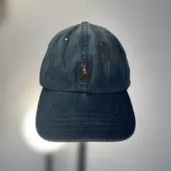 POLO デニムブルー ベースボールキャップ