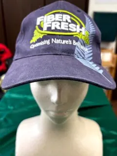 FIBER FRESH ネイビーキャップ 100% NZ