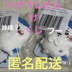 ちいかわ ハチワレだらけくじ ぬいぐるみバッジ 2種セット