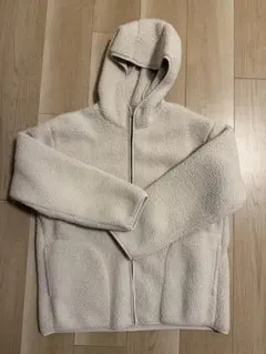 無印良品　アイボリー フリースジャケット Lサイズ