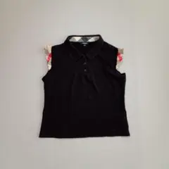 バーバリー　ポロシャツ　ノバチェックフリル　日本製　160