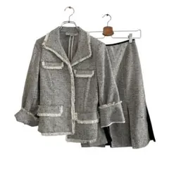 22 OCTOBRE ツィード スーツ セットアップ 卒業式 入学式 冠婚葬祭