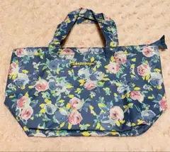 ジェラピケ　花柄ミニトートバッグ