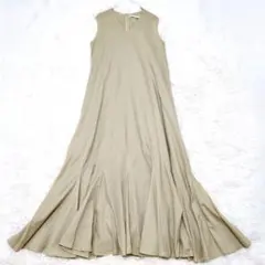 極美品✨MARIHA マリハ 夏の月影のドレス ロングワンピース ベージュ S