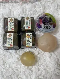 スクイーズ 水系 レア ごろっと果物ゼリー 牛乳果物プリン セット