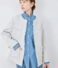 ロペピクニック　セレモニー・通勤対応/ツイードジャケット/【VERY掲載】/38