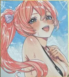 原画】手描き アナログ オリジナルイラスト 大色紙 No.85 - メルカリ