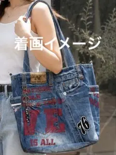 デニムリメイクバッグのサムネイル