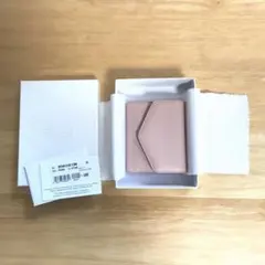 メゾン マルジェラ 3つ折り財布 ピンク ミニウォレット