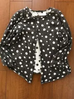 値下げ‼︎ FITH 水玉柄 ドットシャツ チュニック トップス 110 フィス