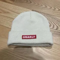 GNARLY ニット帽 ビーニー オフホワイト