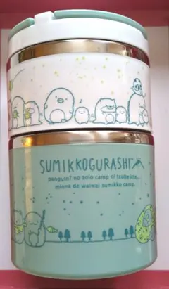 すみっコぐらし　ランチボックス　ステンレス　ミントグリーン