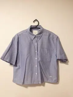 UNIQLO JW ANDERSON ストライプ 半袖シャツ Mのサムネイル