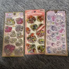 ほっぺちゃん　ウォーターシール　パワーパフガールズ　スパンコールパーティー