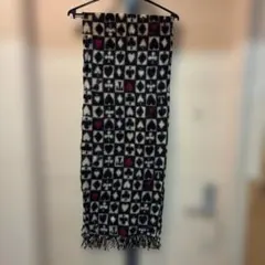 ティグルブロカンテ　トランプ柄マフラー