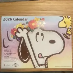 スヌーピ　カレンダー　2026年版