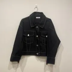 デニムジャケット　黒　WEGO