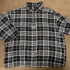 THE OTOGIBANASHI SUPPLY チェック柄 ハーフジップ