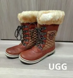 試着のみ♪UGG　レースアップスノーブーツ　24.5cm