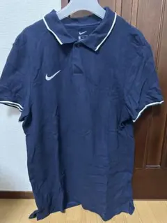 美品　ナイキ　ポロシャツ　ネイビー