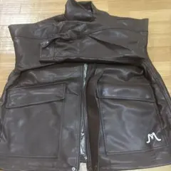 graniph Classic フェイクレザー ジャケット ブラウン Mのサムネイル