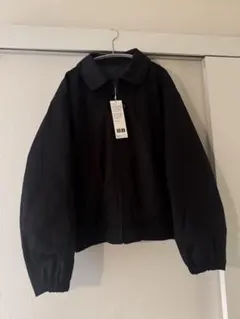 UNIQLO U パフテックショートブルゾン ブラック Mサイズ