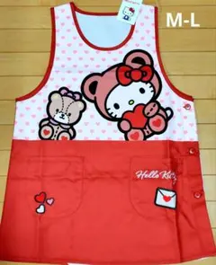 サンリオ　Hello Kitty　エプロン　着ぐるみ　 レッド　M-L アベイルのサムネイル