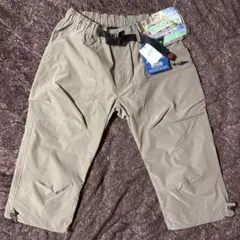 [新品] ハーフパンツ 7分丈 膝下 夏 ベージュ系 伸縮性生地 UV Ｍサイズのサムネイル