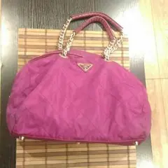 プラダ　ピンク紫　バッグ