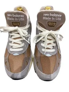 美品 New Balance USA 993 ブラウン/グレー
