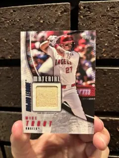 マイク・トラウト メジャーリーグマテリアルカード