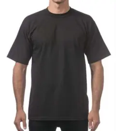 最安値新品PROCLUB 6.5 オンスヘビーウェイト黒TシャツLサイズ②