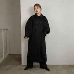 Amiur bal collar round sleeve ロングコートのサムネイル