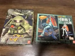 超合金　機動戦士ガンダム　可動戦士 ジム BB戦士　ザクII F型セット