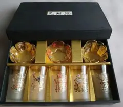レア・未使用】ガラス作家 上野良樹作 金箔鳥の箸置き○お値下げしま