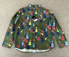 ✨新品✨【go slow caravan 】ギター柄/長袖シャツ・サイズL（4）