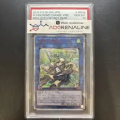 遊戯王 蒼翠の風霊使いウィン 20thシークレットレア PSA10 - メルカリ