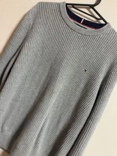 TOMMY HILFIGER クルーネック コットンニット セーターM