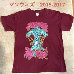 マンウィズ　ライブTシャツ　Sサイズ　バーガンディー￼